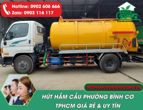 Hút Hầm Cầu Phường Bình Cơ Giá Tốt, Có Mặt Nhanh | 24H