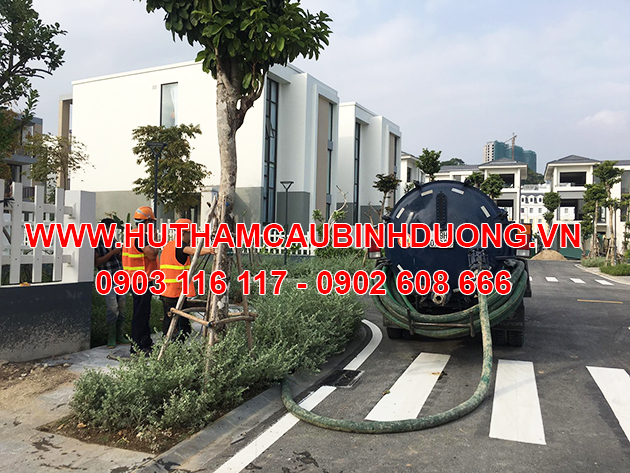 Hút hầm cầu tại Thạnh Phước Tân Uyên Bình Dương
