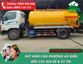 Hút hầm cầu phường An Điền - Bến Cát nhanh, rẻ, sạch sẽ