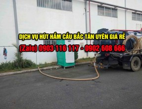 Dịch vụ hút hầm cầu Bắc Tân Uyên chuyên nghiệp, giá rẻ, đảm bảo sạch sẽ