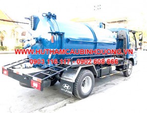 Đội xe hút hầm cầu uy tín giá rẻ tại KCN Đồng An 2 - Bến Cát