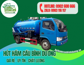 Hút Hầm Cầu Bình Dương Giá Rẻ Uy Tín Chất Lượng - Cam Kết Đúng Khối Lượng