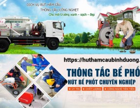 Dịch vụ hút hầm cầu Bình Dương ✅ [GIÁ RẺ] & [BẢO HÀNH LÂU DÀI]