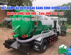 Hút hầm cầu giá rẻ tại Bàu Bàng - Cam kết nhanh gọn, chuyên nghiệp, uy tín