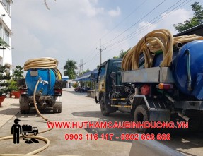 Chuyên hút hầm cầu, nạo vét hố ga uy tín chuyên nghiệp tại khu công nghệ cao Hòa Lợi