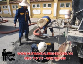 Đội xe hút hầm cầu giá rẻ chuyên nghiệp tại xã Long Nguyên - Bàu Bàng