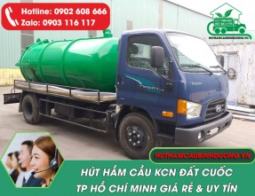 Hút Hầm Cầu KCN Đất Cuốc TP.HCM Uy Tín, Giá Rẻ 24/24