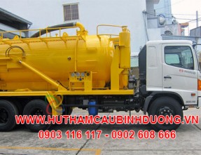 Chuyên hút hầm cầu giá rẻ uy tín tại KCN Đồng An 2 Bến Cát - Bình Dương