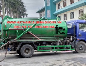 Đơn vị chuyên hút hầm cầu chuyên nghiệp với máy móc hiện đại, giá ưu đãi tại Bàu Bàng