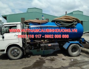 Rút hầm cầu, thông cống nghẹt cho các công ty tại kcn Mai Trung giá rẻ uy tín