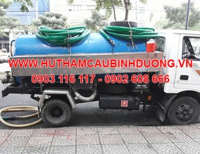 Hút hầm cầu giá rẻ uy tín tại kcn Tân Bình - Tân Uyên