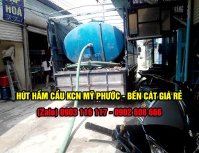 Dịch vụ hút hầm cầu Mỹ Phước giá rẻ uy tín, đảm bảo sạch sẽ với máy móc hiện đại