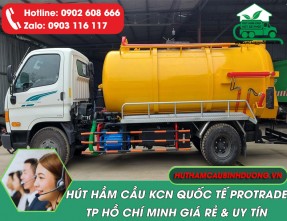 Hút Hầm Cầu KCN Quốc Tế Protrade Giá Rẻ, Sạch Triệt Để [24/24]