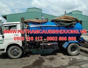 Hút hầm cầu, thông cống nghẹt nhanh chóng giá rẻ tại kcn Thới Hòa Bến Cát