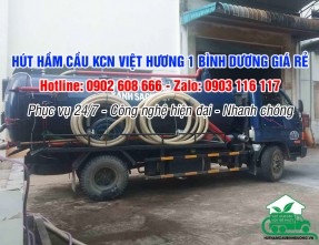 Dịch vụ hút hầm cầu khu công nghiệp Việt Hương 1 ✓ GIÁ RẺ NHẤT