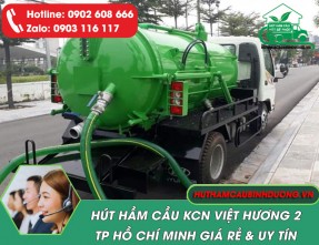 Hút Hầm Cầu KCN Việt Hương 2 Uy Tín | Xử Lý Nhanh Chóng | Giá Rẻ