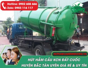 Hút Hầm Cầu KCN Đất Cuốc - Bắc Tân Uyên Bình Dương 0902 608 666 GIÁ RẺ
