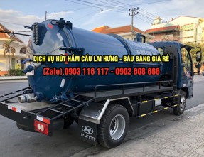 Hút hầm cầu giá rẻ uy tín tại Lai Hưng Bàu Bàng Bình Dương