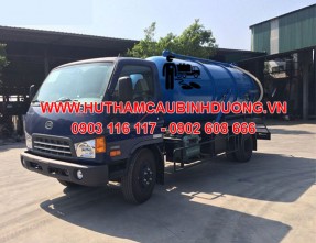 Hút hầm cầu uy tín giá rẻ, sạch sẽ không hôi thối tại KCN Nam Tân Uyên