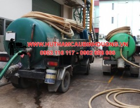 Dịch vụ hút hầm cầu chuyên nghiệp với giá siêu cạnh tranh tại KCN Vsip 2