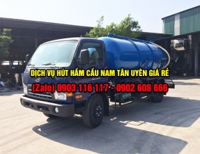 Đội xe hút hầm cầu Nam Tân Uyên giá rẻ uy tín đảm bảo sạch sẽ