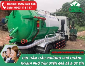 Hút hầm cầu phường Phú Chánh ✓ Chất lượng ✓ Giá rẻ ✓ Phục vụ 24/24h