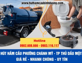 Hút Hầm Cầu Phường Chánh Mỹ - TP Thủ Dầu Một【GIÁ RẺ】