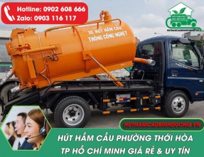 Hút Hầm Cầu Phường Thới Hòa TP.HCM Giá Rẻ, Nhanh Chóng, 24/24