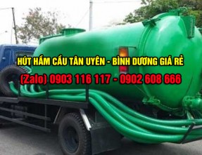 Đội xe hút hầm cầu Tân Uyên giá rẻ uy tín với máy móc hiện đại nhất