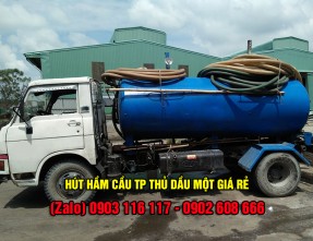 Đội xe hút hầm cầu Thủ Dầu Một ✅ [GIÁ RẺ] & [CHUYÊN NGHIỆP]