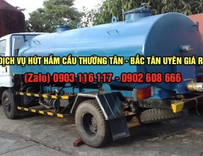 Hút hầm cầu xã Thường Tân - Bắc Tân Uyên uy tín giá rẻ, đảm bảo sạch sẽ