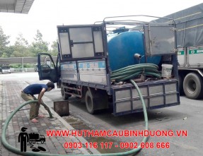 Đội xe thông cống nghẹt, hút hầm cầu giá rẻ nhanh chóng tại Tân Uyên - Bình Dương