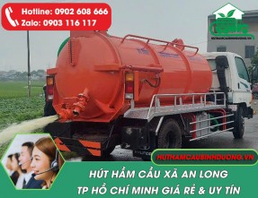 Hút Hầm Cầu Xã An Long TPHCM - Giá Rẻ, Hút Gọn, Không Đục Phá