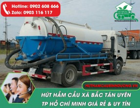 Hút Hầm Cầu Tại Bắc Tân Uyên - Giá Rẻ - Sạch 100% - 0902 608 666