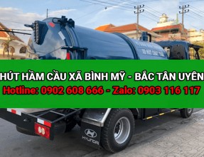 Hút hầm cầu xã Bình Mỹ - huyện Bắc Tân Uyên chuyên nghiệp, đảm bảo thông hút sạch sẽ