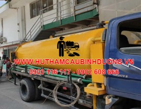 Hút hầm cầu Bình Dương uy tín giá rẻ với máy móc hiện đại 