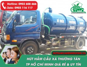 Hút Hầm Cầu Xã Thường Tân TPHCM - Giá Hợp Lý, Phục vụ 24/24
