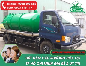 Hút Hầm Cầu Phường Hòa Lợi TPHCM – Nhanh, Sạch, Giá Tốt
