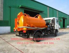 Đội xe hút hầm cầu giá rẻ nhanh chóng tại Tân Uyên Bình Dương - Hotline 0903 116 117