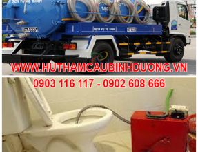 Dịch vụ hút hầm cầu giá rẻ uy tín tại Hòa Lợi - Bến Cát - Bình Dương