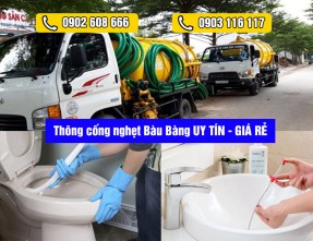 Dịch Vụ Thông Cống Nghẹt Bàu Bàng ✅ [GIÁ RẺ] & [BẢO HÀNH DÀI HẠN]