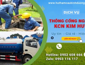 Thông Cống Nghẹt Khu Công Nghiệp Kim Huy Bình Dương Giá Rẻ