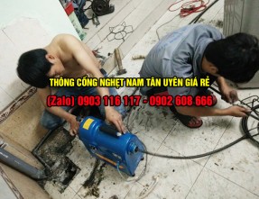 Dịch vụ thông cống nghẹt Nam Tân Uyên nhanh chóng uy tín với giá tốt nhất