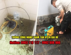 Thông cống nghẹt Nam Tân Uyên giá rẻ nhanh chóng, cam kết sạch sẽ