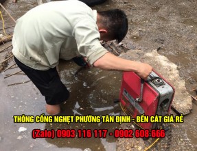 Thông cống nghẹt phường Tân Định Bến Cát giá rẻ, nhanh chóng, đảm bảo sạch sẽ