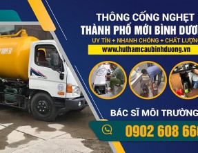 Thông cống nghẹt TP Mới Bình Dương GIÁ RẺ - SẠCH TRIỆT ĐỂ - BẢO HÀNH DÀI HẠN